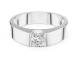 Princess Lab Grown Diamond Solitaire Engagement Ring