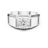 Round Lab Grown Diamond Solitaire Engagement Ring
