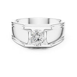 Round Lab Grown Diamond Solitaire Engagement Ring