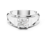 Round Lab Grown Diamond Split-Shank Engagement Ring
