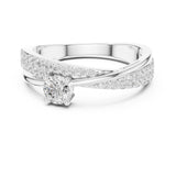 Round Lab Grown Diamond Split-Shank Engagement Ring
