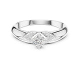 Round Lab Grown Diamond Split-Shank Engagement Ring