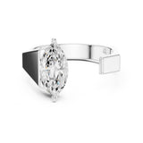 Marquise Lab Grown Diamond Solitaire Engagement Ring