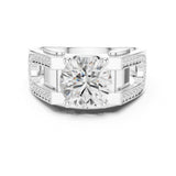 Round Lab Grown Diamond Split-Shank Engagement Ring