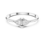 Emerald Lab Grown Diamond Side-Stone Engagement Ring