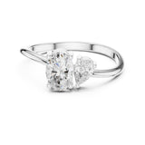 Toi Et Moi Lab Grown Diamond Side-Stone Engagement Ring