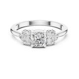 Cushion Lab Grown Diamond Three-Stone Engagement Ring
