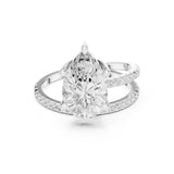 Pear Lab Grown Diamond Split-Shank Engagement Ring