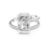 Radiant Lab Grown Diamond Split-Shank Engagement Ring