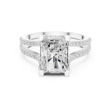 Radiant Lab Grown Diamond Split-Shank Engagement Ring