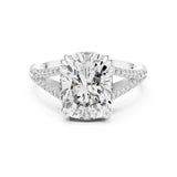 Cushion Lab Grown Diamond Split-Shank Engagement Ring