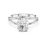 Oval Lab Grown Diamond Solitaire Engagement Ring