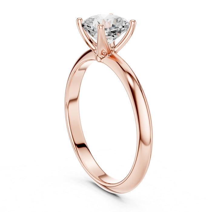Cushion Lab Grown Diamond Solitaire Engagement Ring yellow gold video