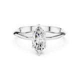 Marquise Lab Grown Diamond Solitaire Engagement Ring