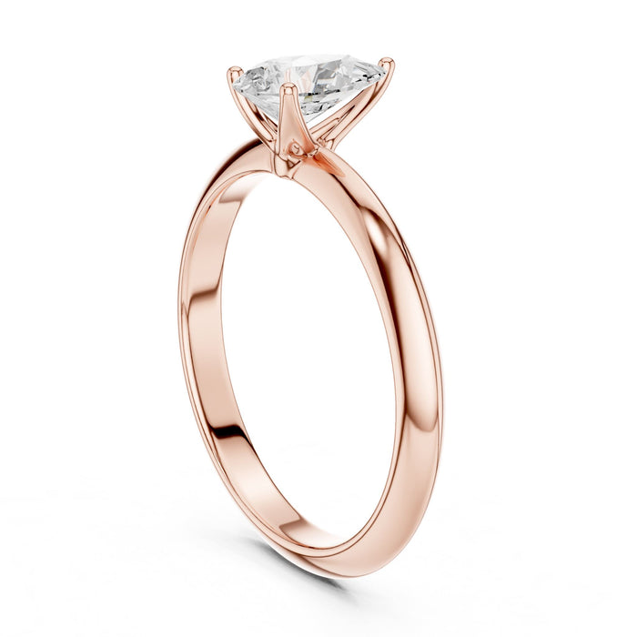 Pear Lab Grown Diamond Solitaire Engagement Ring yellow gold video