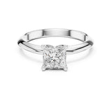 Princess Lab Grown Diamond Solitaire Engagement Ring