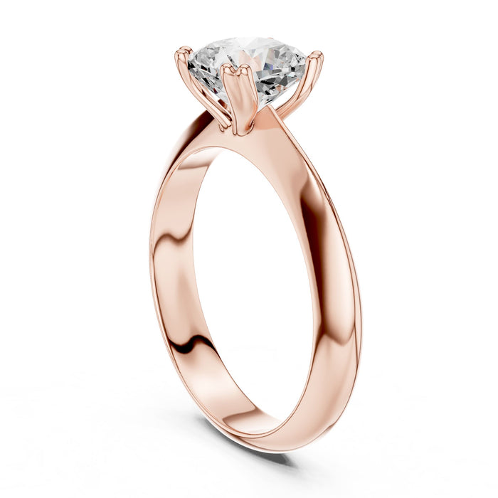 Cushion Lab Grown Diamond Solitaire Engagement Ring yellow gold video