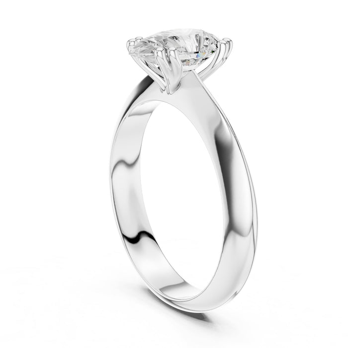 Pear Lab Grown Diamond Solitaire Engagement Ring yellow gold video