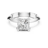 Princess Lab Grown Diamond Solitaire Engagement Ring