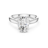 Oval Lab Grown Diamond Split-Shank Engagement Ring