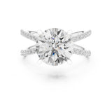 Round Lab Grown Diamond Split-Shank Engagement Ring