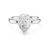 Pear Lab Grown Diamond Solitaire Engagement Ring