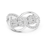 Round Lab Grown Diamond Halo Engagement Ring
