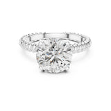 Round Lab Grown Diamond Solitaire Engagement Ring