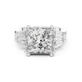 Princess Lab Grown Diamond Three-Stone Engagement Ring