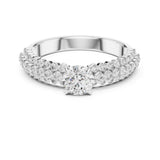 Round Lab Grown Diamond Split-Shank Engagement Ring