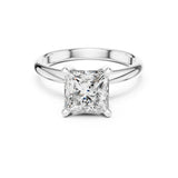 Princess Lab Grown Diamond Solitaire Engagement Ring