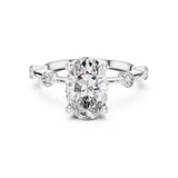 Oval Lab Grown Diamond Split-Shank Engagement Ring