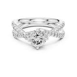 Round Lab Grown Diamond Split-Shank Engagement Ring