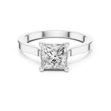 Princess Lab Grown Diamond Solitaire Engagement Ring