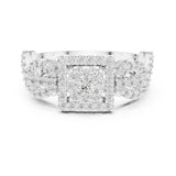 Round Lab Grown Diamond Halo Engagement Ring