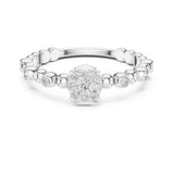 Round Lab Grown Diamond Halo Engagement Ring