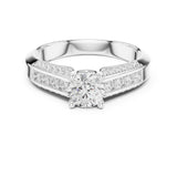 Round Lab Grown Diamond Split-Shank Engagement Ring