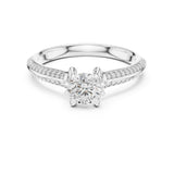 Round Lab Grown Diamond Split-Shank Engagement Ring