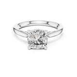 Cushion Lab Grown Diamond Split-Shank Engagement Ring
