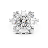 Cushion Lab Grown Diamond Halo Engagement Ring