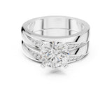 Round Lab Grown Diamond Split-Shank Engagement Ring