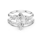 Marquise Lab Grown Diamond Split-Shank Engagement Ring