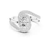 Oval  Lab Grown Diamond Split-Shank Engagement Ring