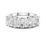 Oval Lab Grown Diamond Three-Stone Engagement Ring