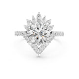 Round Lab Grown Diamond Split-Shank Engagement Ring