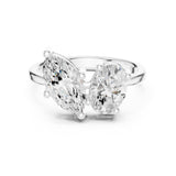 Toi Et Moi Et Lab Grown Diamond Three-Stone Engagement Ring