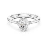 Oval Lab Grown Diamond Solitaire Engagement Ring