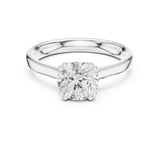 Round Lab Grown Diamond Solitaire Engagement Ring