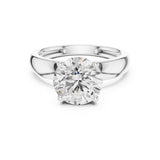 Round Lab Grown Diamond Split-Shank Engagement Ring