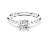 Round Lab Grown Diamond Solitaire Engagement Ring